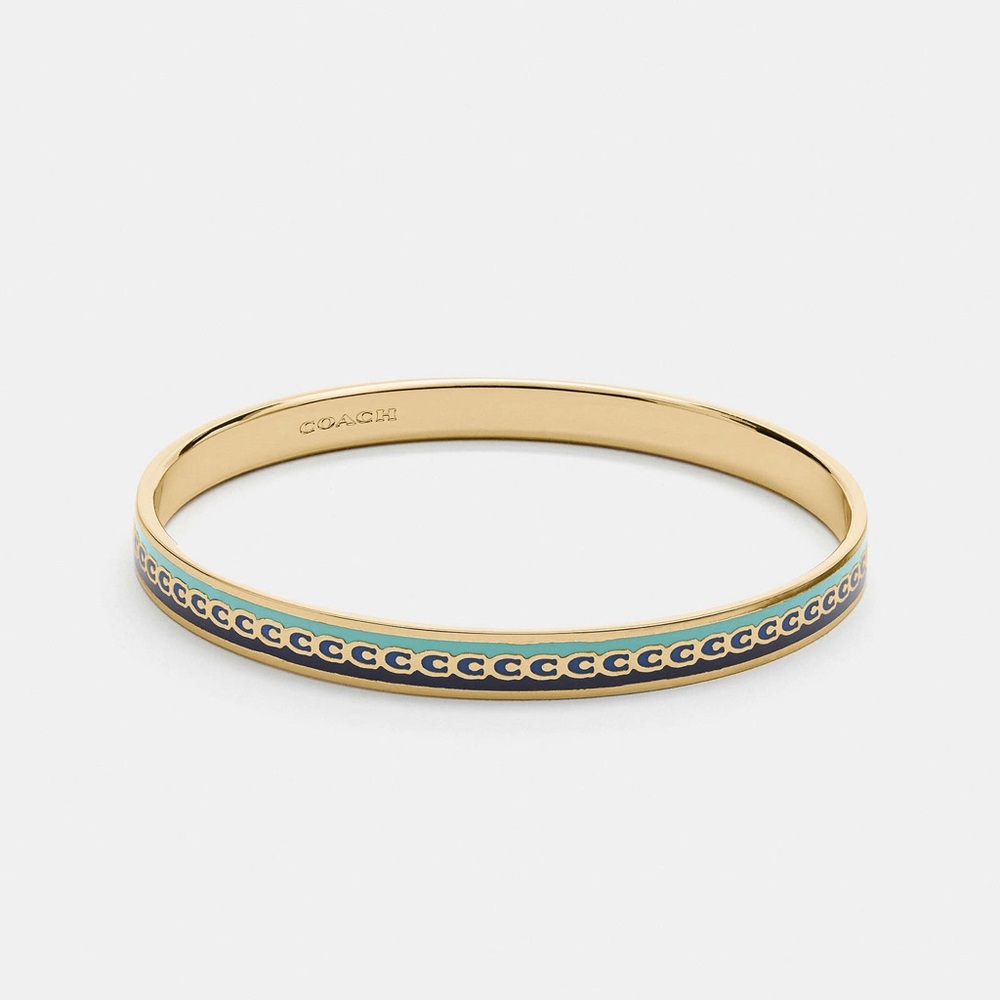 Coach Enamelled Signature Bangle
